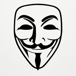 Guy Fawkes mask (ANON)